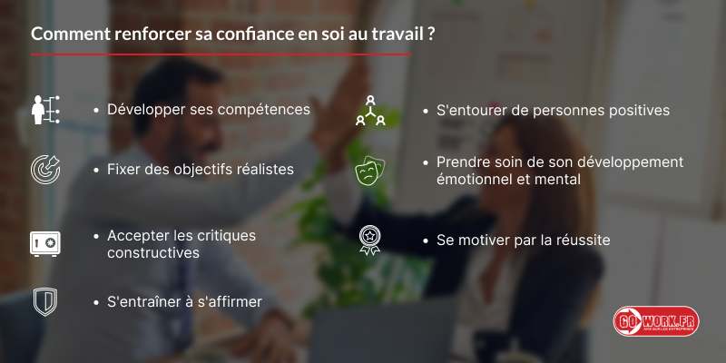 Comment augmenter sa confiance en soi au travail ?