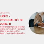 Enquêtes - fonctionnalités de GoWork.fr
