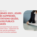 Réformes 2025 : jours fériés supprimés, prestations gelées, emplois publics menacés